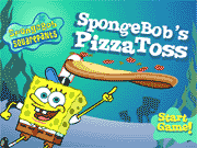sponge bob pizza toss paixnidi