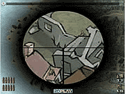 Ελεύθερος σκοπευτής πολεμικό παιχνίδι. sniper